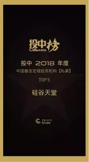 【動態(tài)新聞】硅谷天堂榮獲投中“中國最佳中資私募股權(quán)投資機(jī)構(gòu)TOP20
